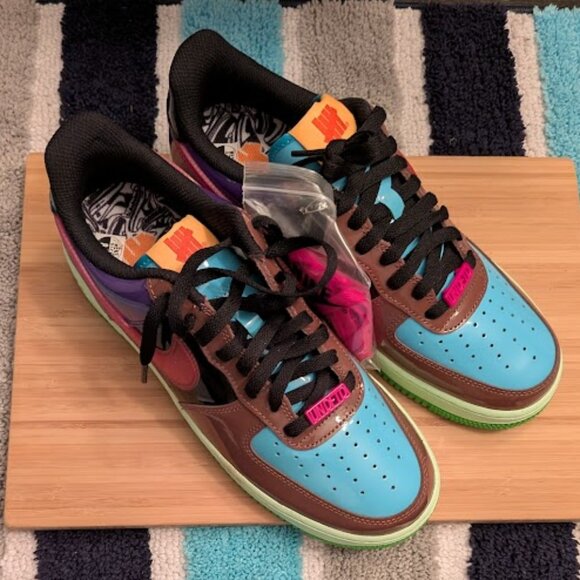NIKE AIR FORCE 1 Low Undefeated Multi-Color Pink Prime 2022 (NWOT) - Picture 3 of 13